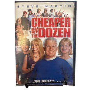 Cheaper by the Dozen DVD Movie Entertainment Steve Martin Hilary Duff Bonnie Hun